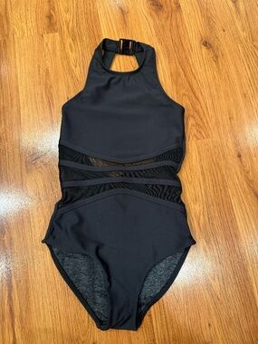 Five Dancewear - black leotard - youth medium
